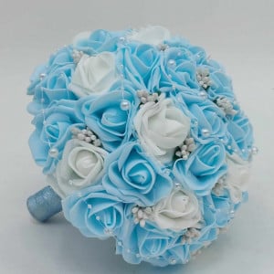 Buchet Mireasa Bleu - Img 3