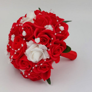 Buchet Mireasa Trandafiri Rosii - Img 2