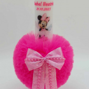 Lumanare Minnie Mouse Roz - Img 1