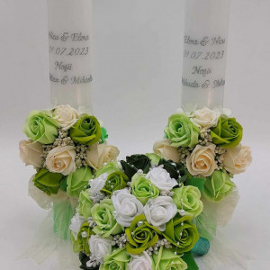 Pachet Nunta Verde Personalizat Cu Gliter - Img 2