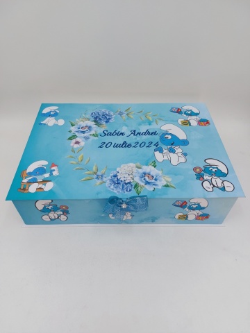 Trusou Botez Baiat Cu Tematica Bebe Strumf - Img 6