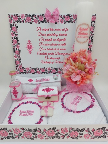 Trusou Botez Cu Tematica Traditionala Roz