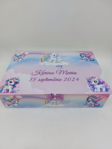 Trusou Botez Fetita Cu Unicorn Mov - Img 6