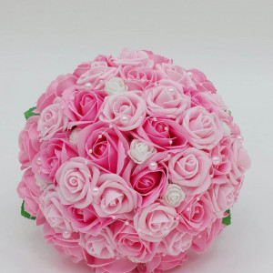 Buchet Mireasa Roz Pal