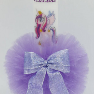 lumanare unicorn lila