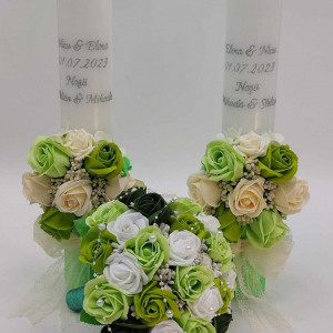 Pachet Nunta Verde Personalizat Cu Gliter - Img 3