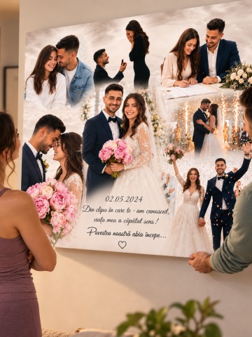 Tablou Povestea Voastră în Imagini- Colaj Artistic