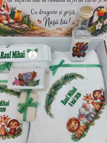 Trusou Botez Personalizat Safari Verde - Img 5