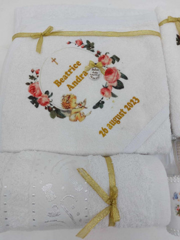 Trusou Botez Fete Roz Cu Ingeras - Img 4