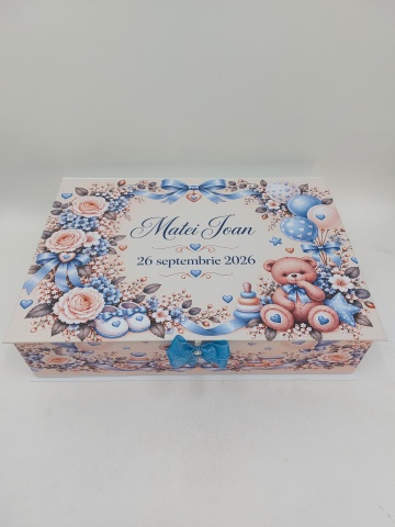 Trusou Botez Crem Cu Ursulet - Img 6