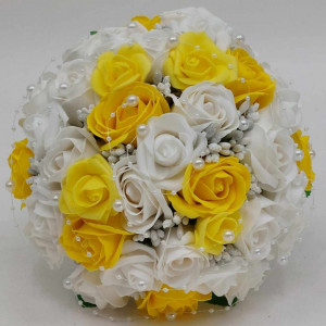 Buchet Mireasa Galben - Img 1