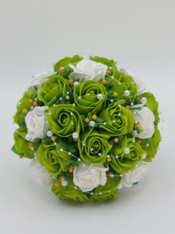 Buchet Pentru Mireasa Verde Pistache - Img 1