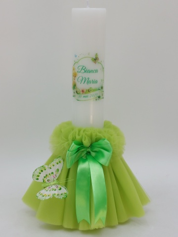 Lumanare Botez Cu Tematica Clopoţica Tinkerbell - Img 1