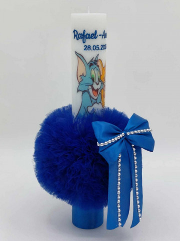 Lumanare Botez Cu Tom Si Jerry 40CM - Img 3