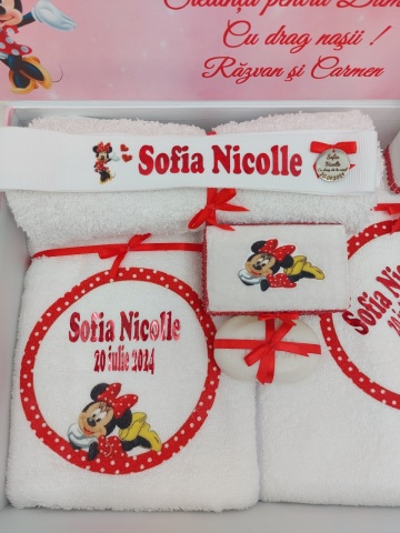 Trusou Botez Minnie Mouse Rosu - Img 2