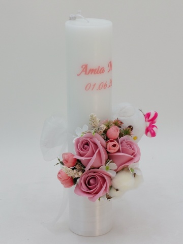 Lumanare Botez Cu Hello Kitty - Img 2
