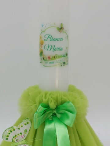 Lumanare Botez Cu Tematica Clopoţica Tinkerbell - Img 2