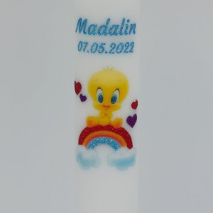 lumanare simpla botez cu tweety