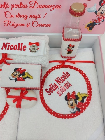 Trusou Botez Minnie Mouse Rosu - Img 3