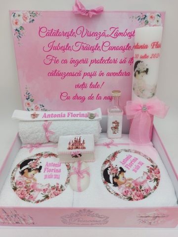 Trusou Botez Roz Personalizat