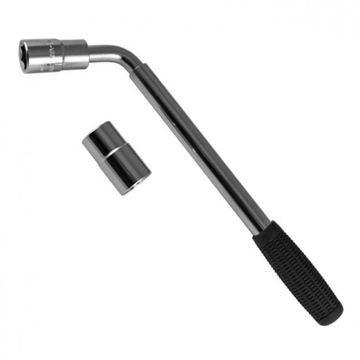 JBM 51416 Cheie extensibilă pentru roți cu tubulară reversibilă,17/19mm, 21/23mm. 330-490mm