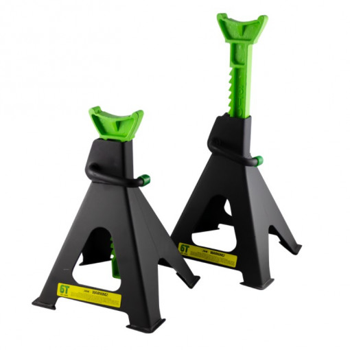 JBM 53845 Set de 2 capre susținere caroserii, capacitate 6 tone