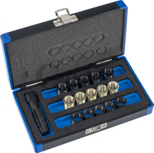 Set de reparații pentru filet de bujie, 16 piese, M14x1.25, Condor 5365