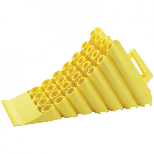 Cala pentru blocare roti de camioane, rezistenta la apa, HDPE plastic, 250mm, Draper 12271
