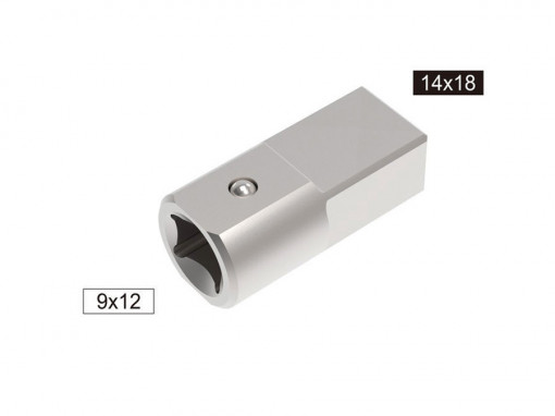 Adaptor 9×12 - 14×18 pentru chei dinamometrice CD 9×12 > 14×18 mm