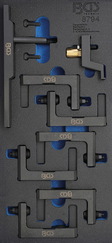 BGS 8794 Set dispozitive pentru demontat axa cu came la evacuare pentru motoare BMW N51, N52