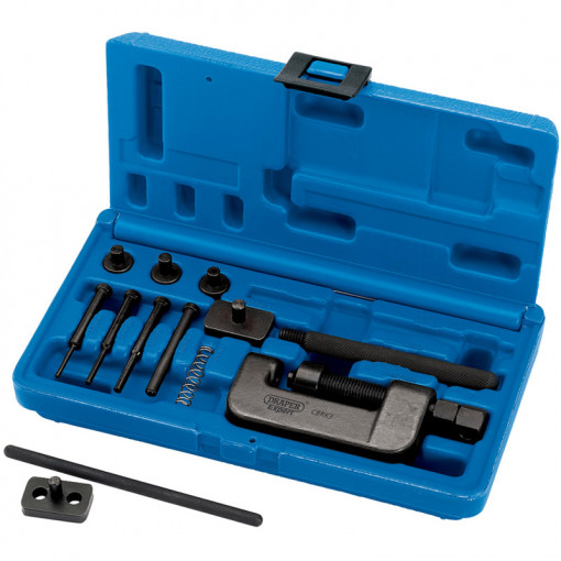 Set pentru inlocuit lant de Moto cu pini pentru bolturi de 2.2, 2.9 si 3.8mm, Draper 31318