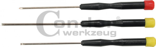 Set şurubelniţe pentru electronişti, 3 piese, Condor 345