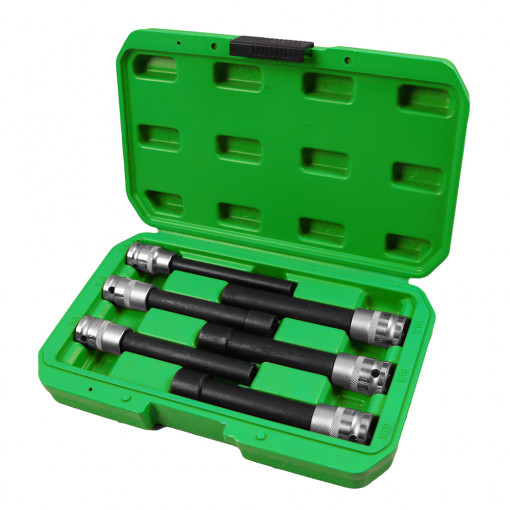 Set tubulare Profil E extra lungi E10 - E20, antrenare 1/2", 6 piese, JBM 53915