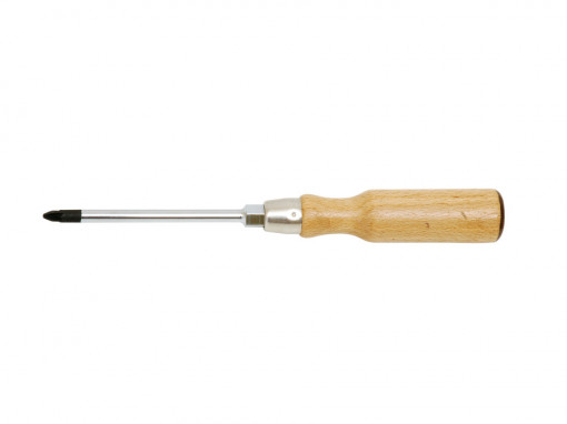 Surubelnita tip Phillips, de impact, cu hexagon, maner lemn PZ3