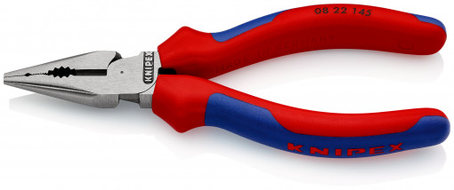 Clește combinat cu vârf, manşoane multicomponent, lungime 145 mm, Knipex 08 22 145
