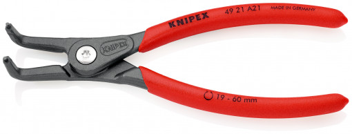 Clește pentru inele de siguranță de interior, lungime 165 mm, Knipex 49 21 A21