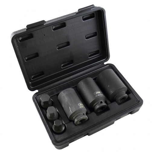 JBM 52337 Tubulare impact de 1/2" hex, 6 piese
