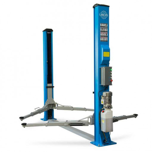Lincos STD-5145E 400V Elevator auto 2 coloane, cu brate simetrice, capacitate de ridicare 4.5 tone, deblocare electrica a sigurantei