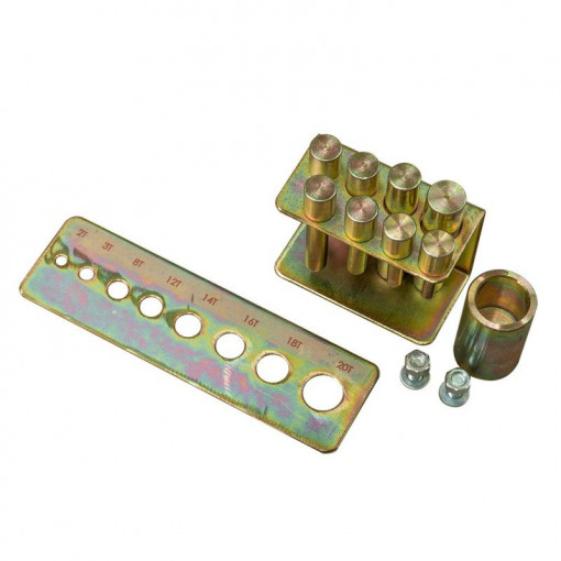 Set de pini pentru presa de rulmenti hidraulica, 9 piese, TL0500PP
