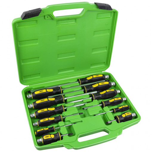 Set de surubelnite de impact magnetice, 12 piese, JBM 52748
