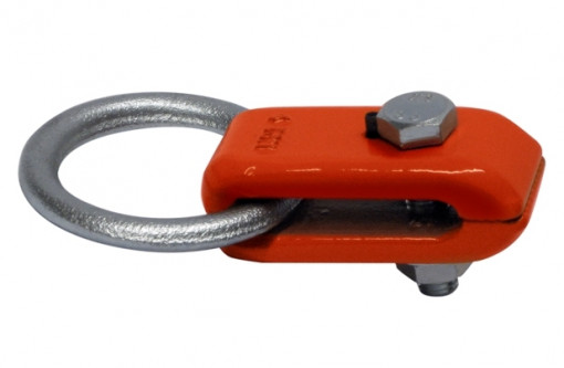 ST 126 Clema de tras cu inel pentru lant si strangere su surub, sarcina max. 4tone, greutate 0.800 Kg