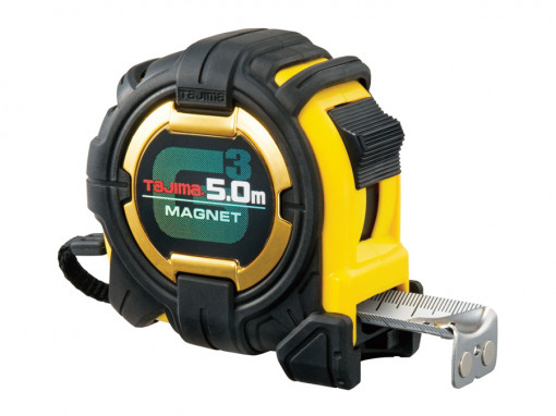 Rulete bimaterial TAJIMA G-3LOCK, cu magnet 5 m
