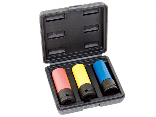 Set 3 capete de impact pentru jenti din aliaj 1/2” 140×120×50 mm