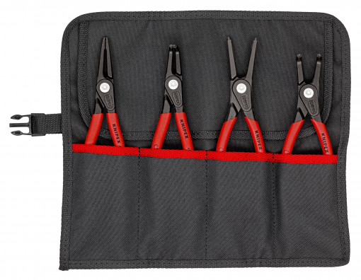 Set de clești pentru inele de siguranță din 4 piese, Knipex 00 19 57 V01