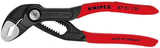 Cleste Cobra cu autoblocare lungime 125 mm, Knipex 87 01 125