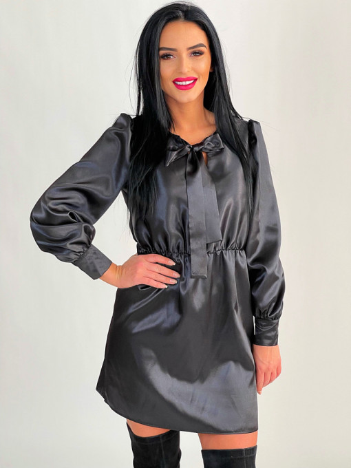 Rochie Shorty Bow Black