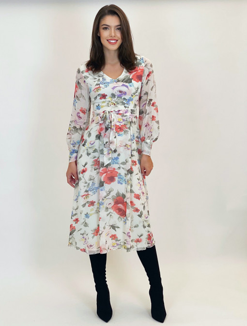 Rochie Romantic White Roses