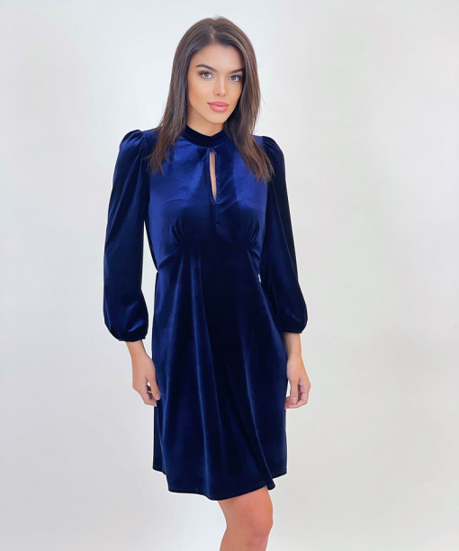 Rochie Velvet Navy