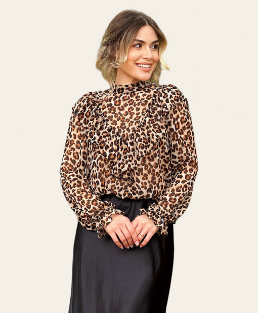 Bluza Baroness Leopard