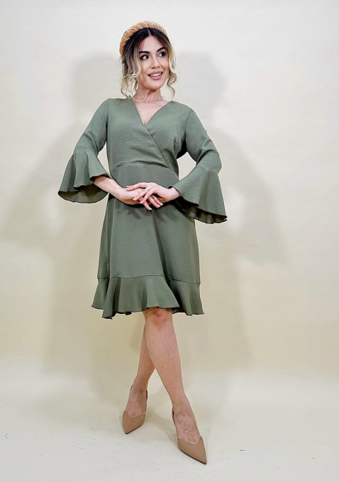 Rochie Twisted Olive